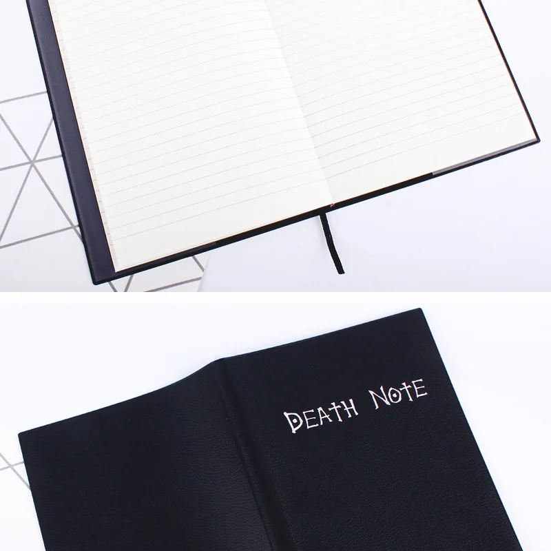 Блокнот Death Note для косплея книга с перьями анимации искусство огромная