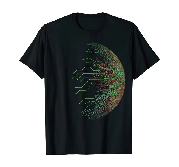 

Abstract Circuit Board World Binary T-Shirt