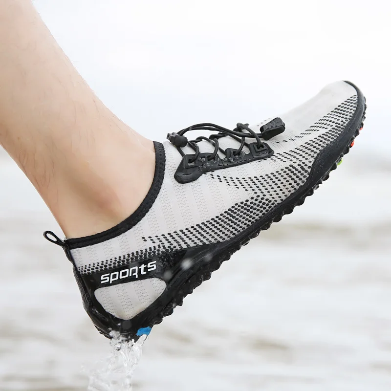 

SONDR 2021 New Summer Water Shoes Men Beach Sandals Upstream Aqua Shoes Unisex Quick Dry River Sea Slippers Diving Swimming