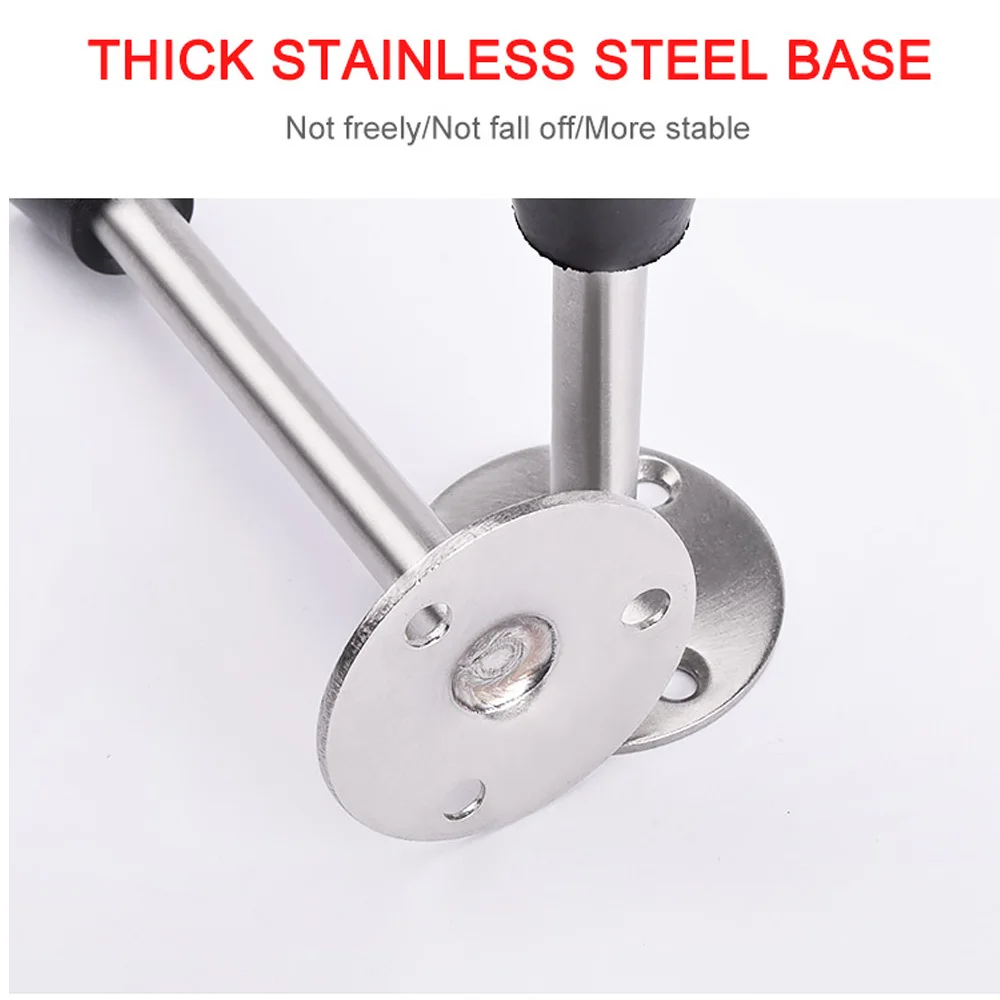 YUMORE 5 шт. круглое основание дверные ручки декоративные настенные ограничители