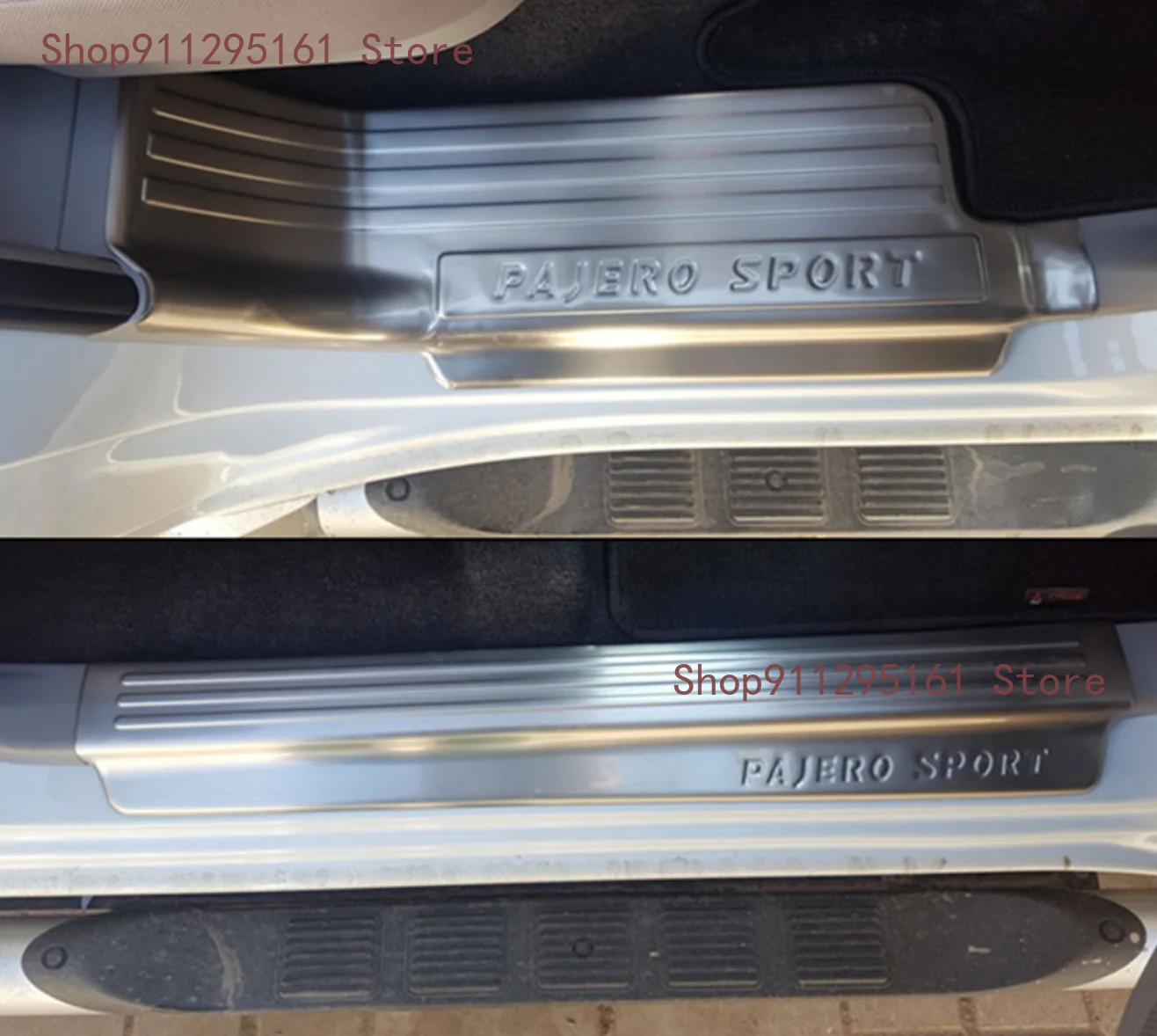 

for Mitsubishi Pajero Sport modified Door Sill stainless steel welcome pedal interior