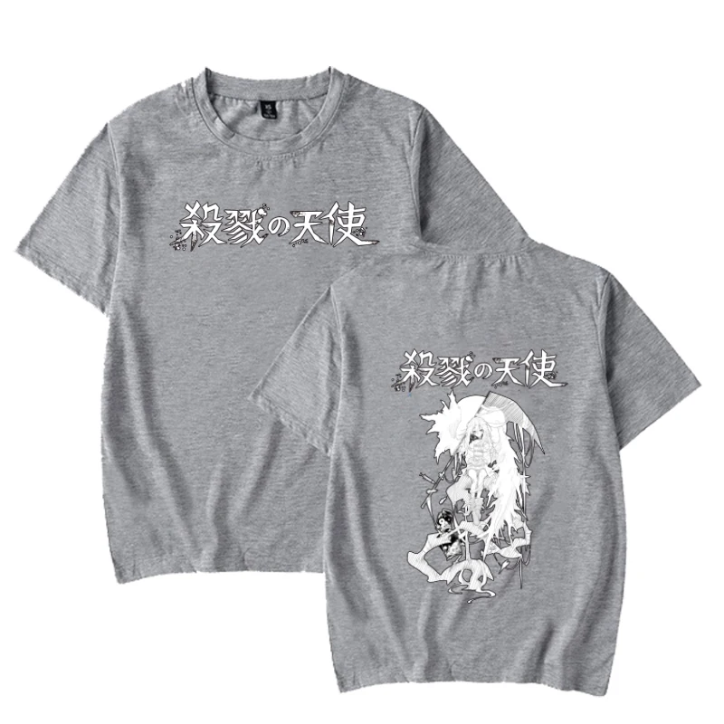 

Angels of Death Hot Anime T-shirt Short Sleeve O-neck Loose Fashion Print Unisex