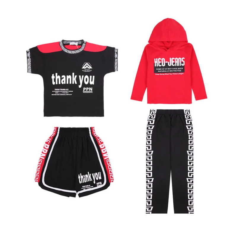 

Child Hip Hop Dance Costumes Boys Street Dancing Clothes Jazz Performance Suit Kids Modern Stage Outfit Girls Show Wear DNV12534