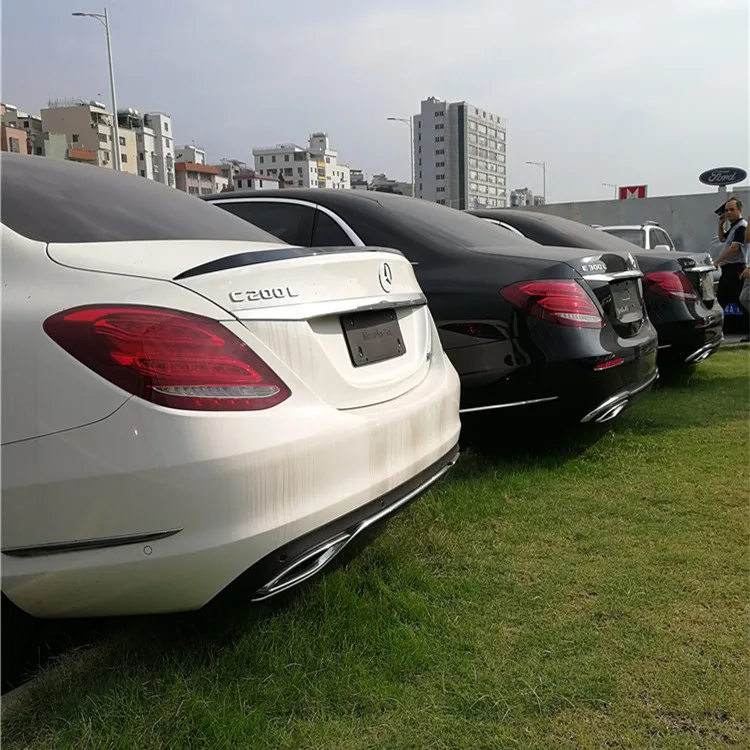 Спойлер для Mercedes Benz W205 2016-2018 C180 C200L C63 спойлер высокого качества из углеродного