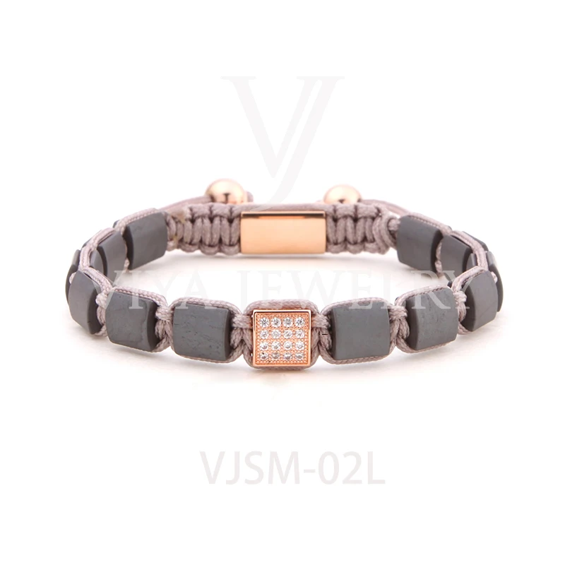 Handmade 8mm Square Lapis Beads Macrame Bracelet Braided Adjustable BeadsChrismas/Birthday Gift For Men Jewelry +LOGO | Украшения и