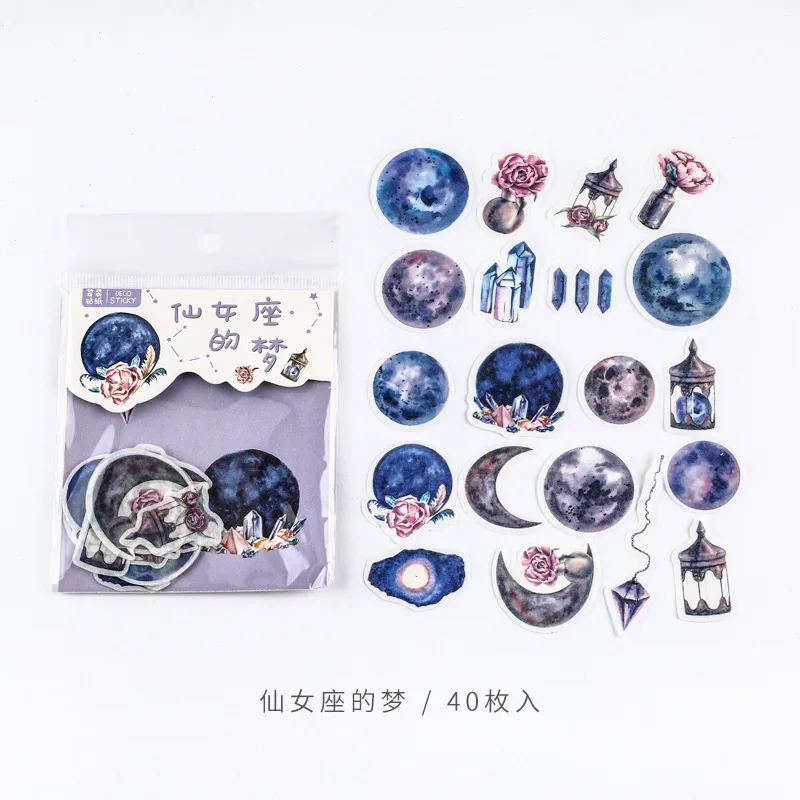 40 шт. Необычные суккулентные милые наклейки для дневника Скрапбукинг