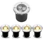 4 шт., водонепроницаемые светодиодные светильники для сада, 1 Вт, 3 Вт, 6 Вт, 10 Вт