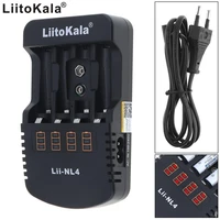 liitokala lii nl4 lii nd4 aa aaa 9v battery charger ni mh ni cd rechargeable batteries wall desk charging chargers for travel