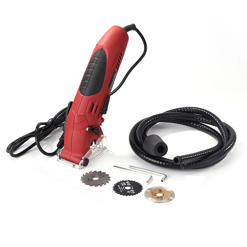 

220V 400W Portable Electric Mini Circular Saw Multifunctional Mini Saw Hand Tool Electric Saw DIY Power Tool For Cutting Wood