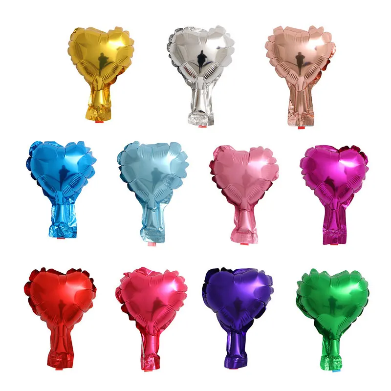 1 шт 5 дюймов воздушные шары в форме сердца гелиевые Свадебный шар ко Дню Святого