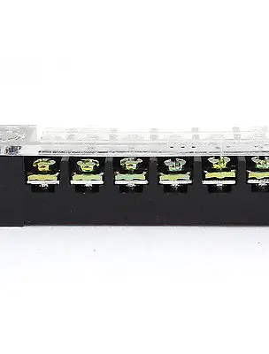TB 1506 600V 15A 6 позиционный винтовой изолирующий Клеммник блок полосы шт|Терминалы| |