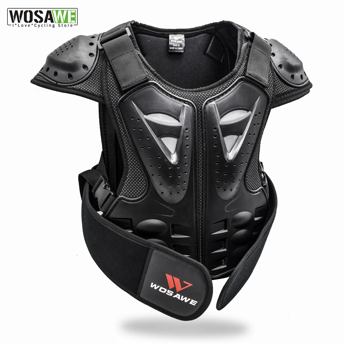 

WOSAWE Protection Ski Jackets for 4-16 Child Kids Back Guard Bike Armor Gear Motorcycle Bicycle Snowboard Roller Hockey Clothes