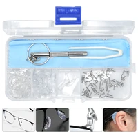 glasses repair assorted pad optical screw sun glasses parts kit screwdriver precision nut eyeglass nose assorted hand watch tool