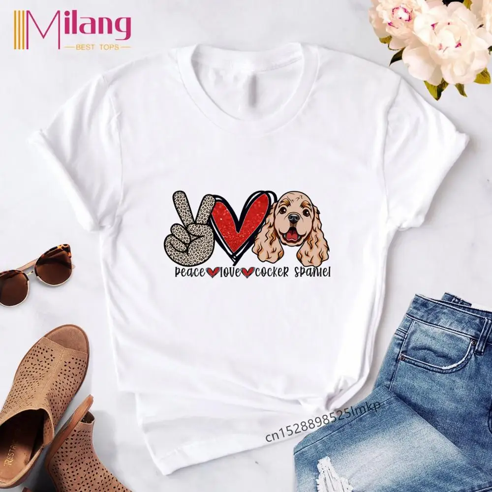 Женская футболка с принтом Love Peace Повседневная белая рисунком медсестры Новинка