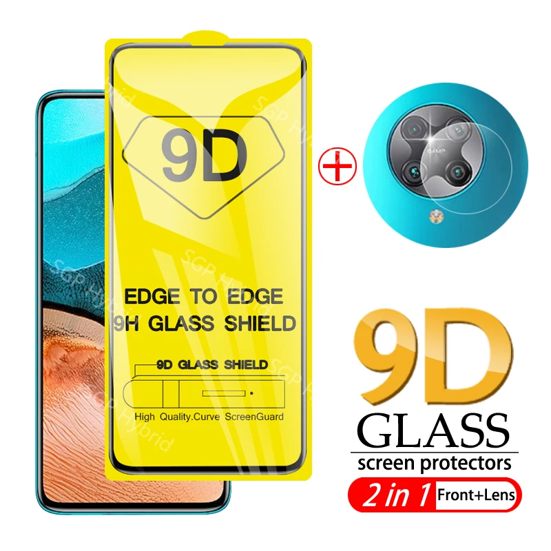 2 в 1 9D полное клеевое Защитное стекло для Xiaomi K30 K 30 Pro K30Pro Zoom Защита экрана Защитная