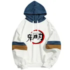 Новый модный комбинированный комплект демон убийца толстовки для мужчин Уличная демон убийца Толстовка для мужчин и женщин; Сезон весна-осень; В стиле хип-хоп, толстовка с капюшоном, пуловер