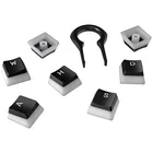 Механическая Кепка для клавиатуры kingston HyperX, полупрозрачная Кепка для ключей PBT с двойным дроблением, 104