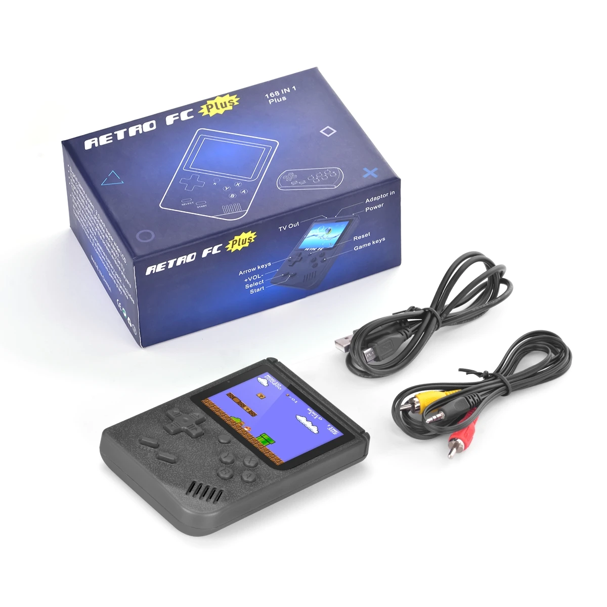 400 в 1 мульти игры Портативный ретро FC NES Классическая игровая консоль 3