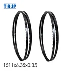 Полотно ленточной пилы TASP 59-12 дюйма x 14 дюйма x 6 tpi, 2 шт., для 9 дюймов Delta BS100 Black Decker Ryobi Skil Dewalt Nutool, ленточная пила, инструменты