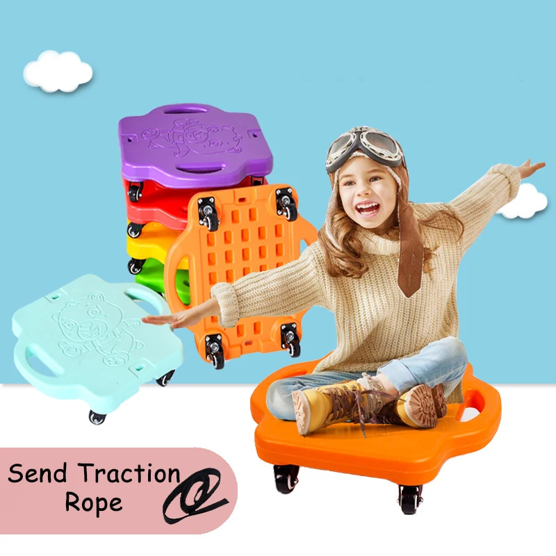 Четырехколесный скутер пластиковые бесшумные колеса спортивные игрушки для