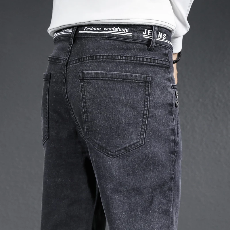 

2021 Casual Wide Leg oversize Men's pants baggy Jean Cargo Denim Overalls Trousers Jeans For Men