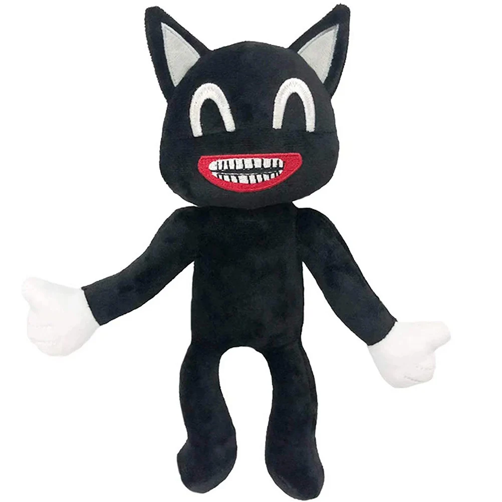 

Black Cartoon Cat Plush Toy Soft Anime Cat Plush Toys Kids Birthday Christmas New Year Gift Decoration