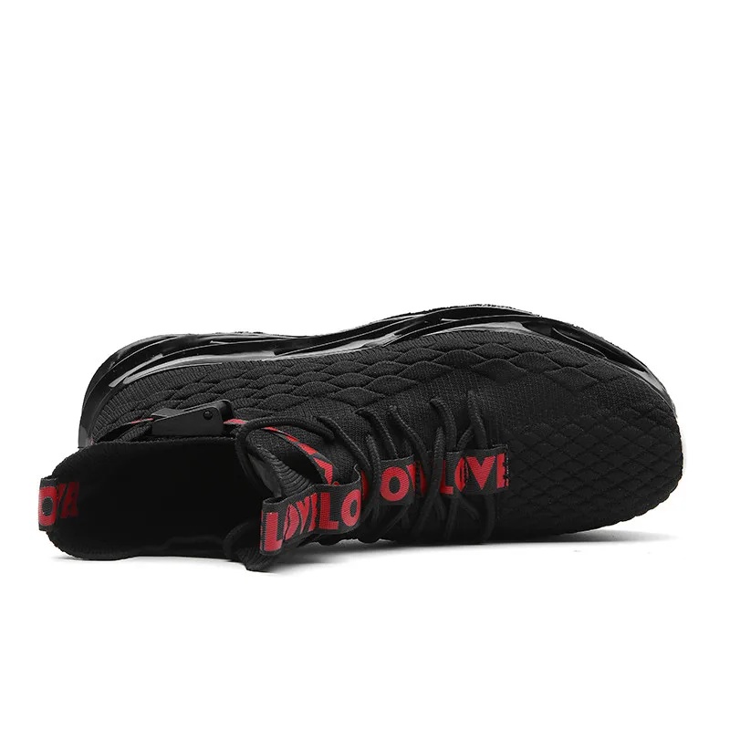 Новые весенние кроссовки для мужчин амортизирующие бега трикотажные дышащие