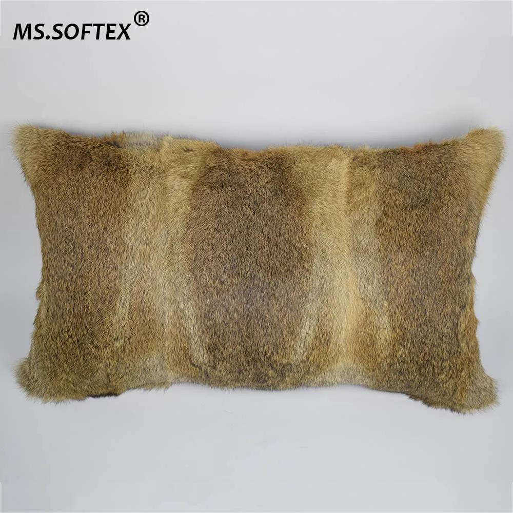 Наволочка из натуральной кроличьей кожи MS.Softex наволочка натурального кроличьего