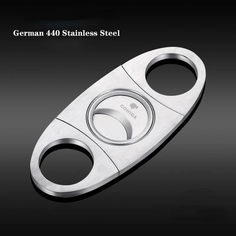 

Cigar Scissors Stainless Steel Metal Classic Cutter Guillotine Cigar Scissors Tool Gift