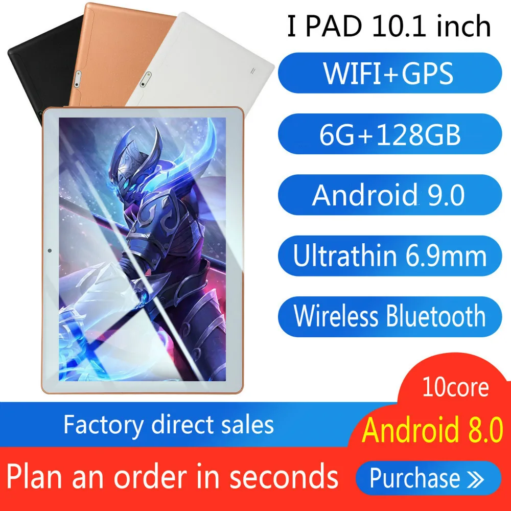 Новинка 10 дюймов Android 9 0 планшетный ПК Octa Core оригинальный Мощный 6 ГБ Оперативная