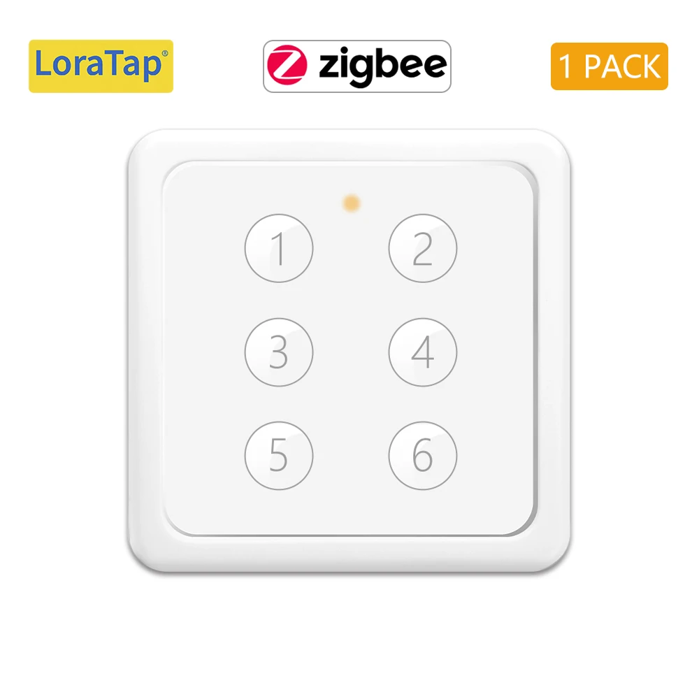 

LoraTap ZigBee 3.0 6-кнопочный магнитный выключатель