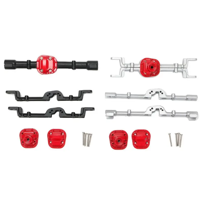 

MN Model 1:12 D90 D91 RC Car Spare Parts Upgrade Metal Front Rear Axle Bridge Shell Replacement Accessories