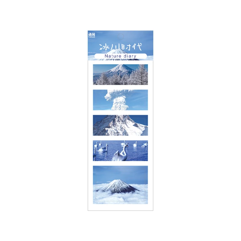 Dimi 100 листов натуральный Дневник Серия Stiky Notes Ландшафтная тема наклейки закладки