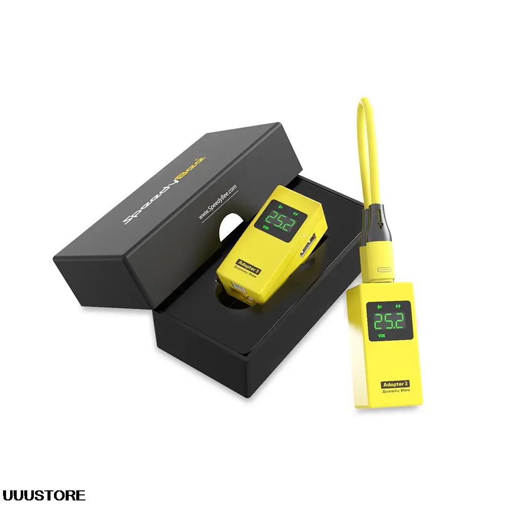 SpeedyBee-Adaptador 3 1-6S, entrada Lipo FC, actualizaci&oacute;n de firmware BF/iNav, configuraci&oacute;n Blackbox, WiFi incorporado, Bluetooth, comprobador de voltaje-4