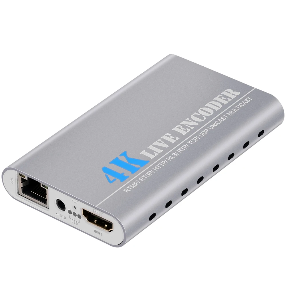 URay 3840*2160 P 30fps 4K Ultra HD HEVC HDMI к IP видео кодер H.265 H.264 IPTV кодер живого потокового кодировщика H265 сервер