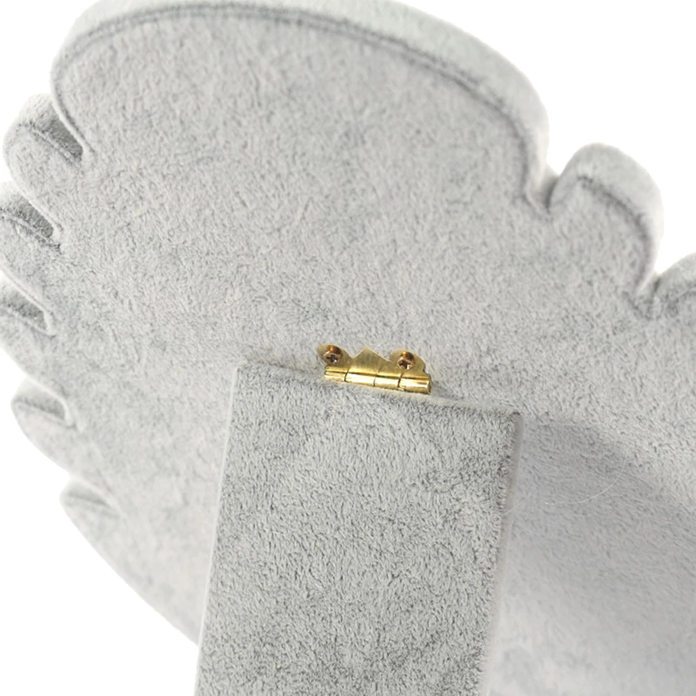 Suede Flame Board Necklace Display Stand Women Jewelry Organizer Storage Rack | Украшения и аксессуары