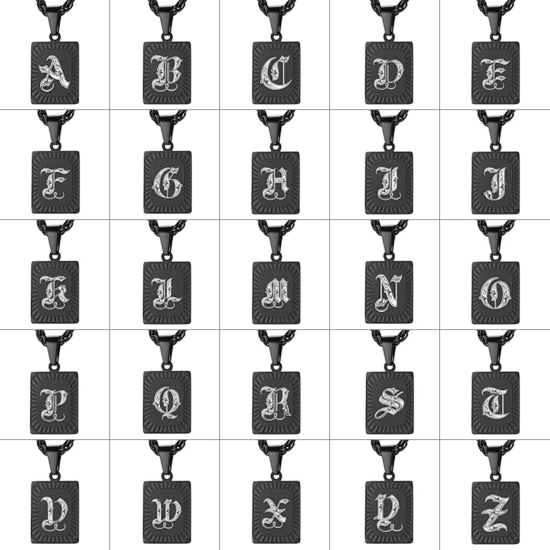 Мужские и женские ожерелья-подвески из нержавеющей стали | Украшения аксессуары