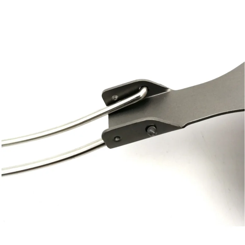 Титановая Спортивная Складная ложка для улицы кемпинга титановый Flatware походная
