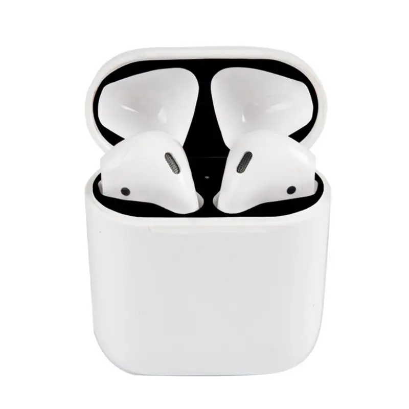 2 пары модная Пылезащитная Защитная Наклейка защитная пленка для AirPods 1/2 зарядная коробка