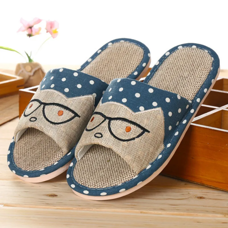 Прямая поставка Новинка 2019 года стильная обувь мужские льняные тапочки высокого