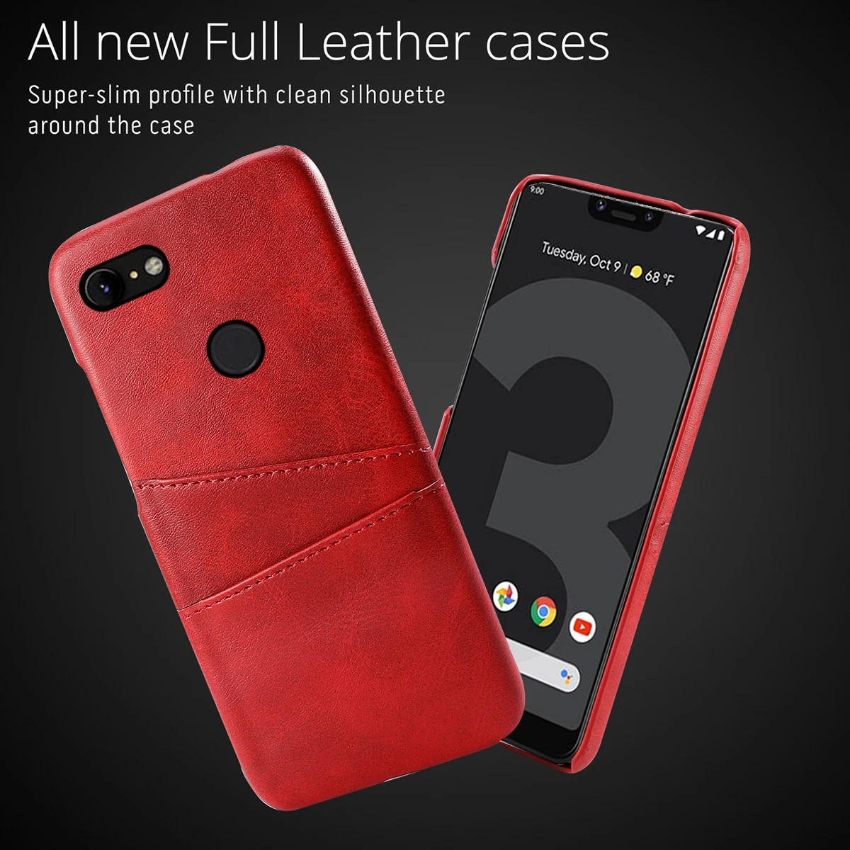 Для Google Pixel 3 XL 2 Чехол для задней панели из телячьей кожи PU кошелек чехол телефона