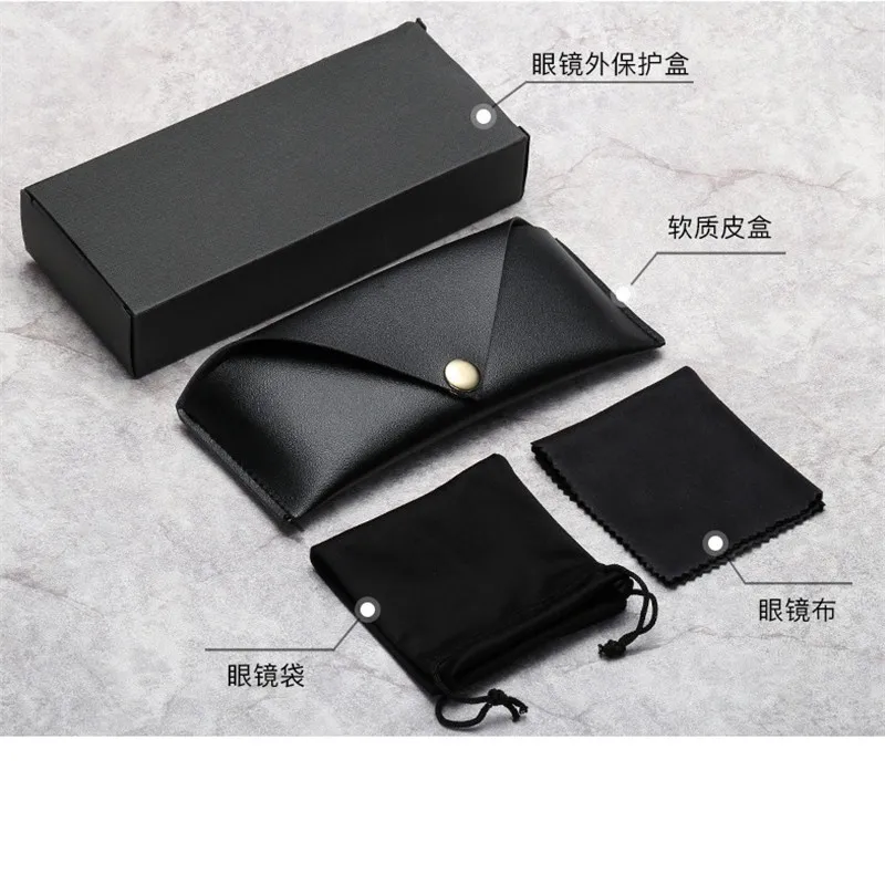 Vazrobe чехол для солнцезащитных очков женщин и мужчин черная коробка из