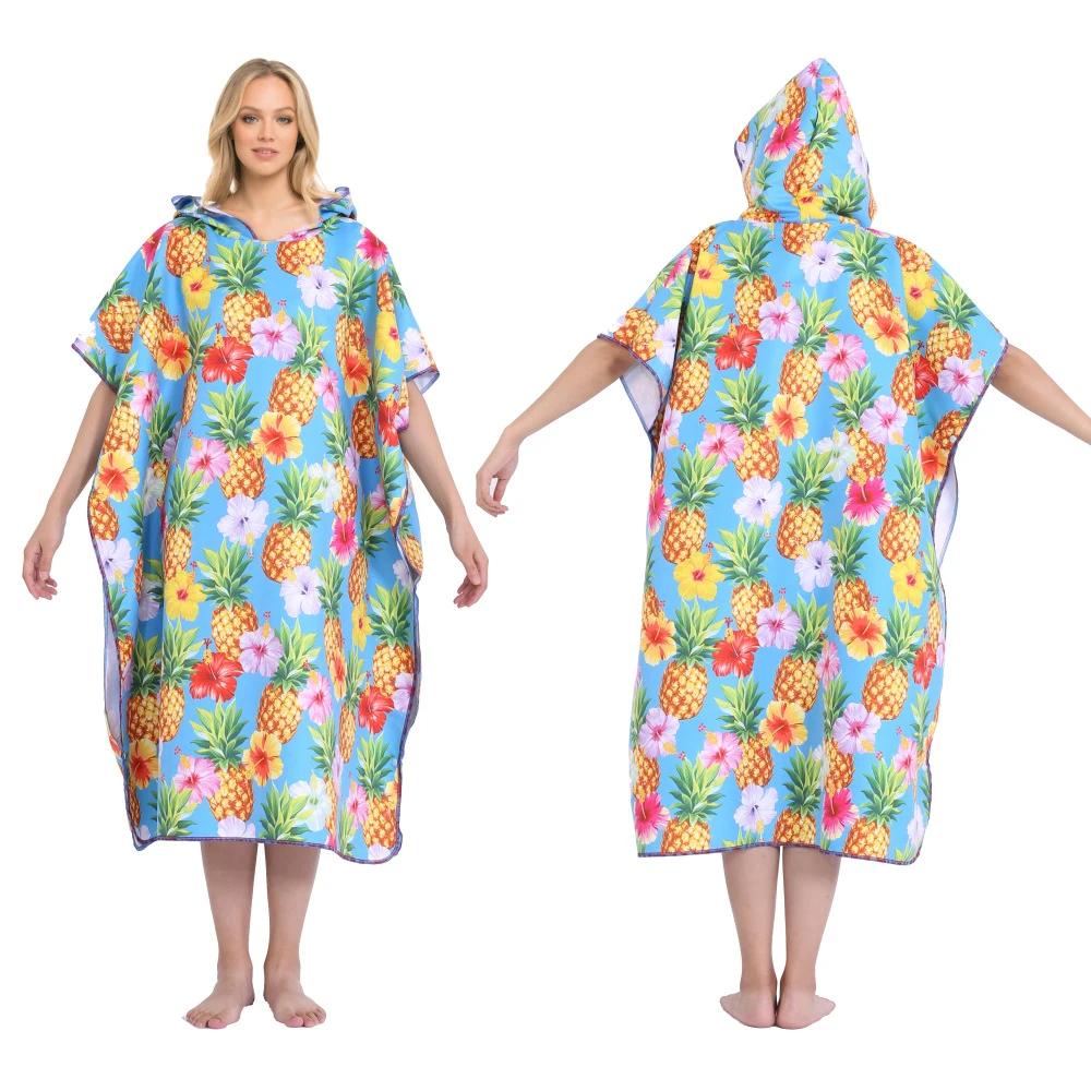 Модное быстросохнущее пляжное полотенце/пляжный купальный халат для