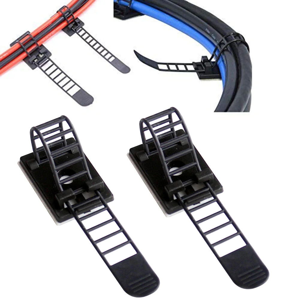 20 шт./упак. многофункциональное быстрое самоклеящееся крепление для кабеля с