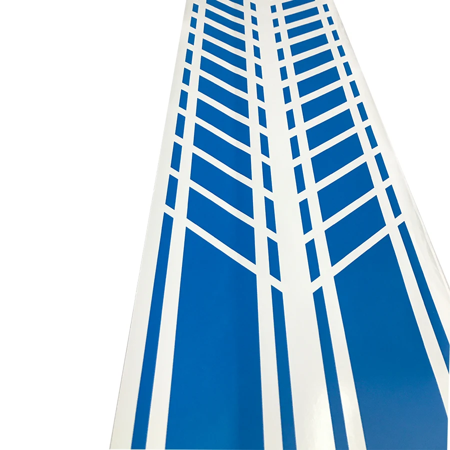 2 шт. градиентная боковая полоса Виниловая наклейка для автомобиля IVECO turbo