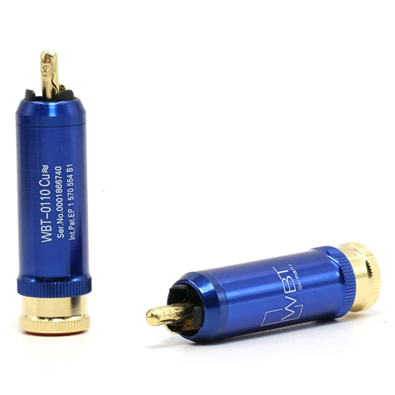 4 шт. WBT 0110cu nextgen медный RCA разъем для DIY кабеля | Электроника
