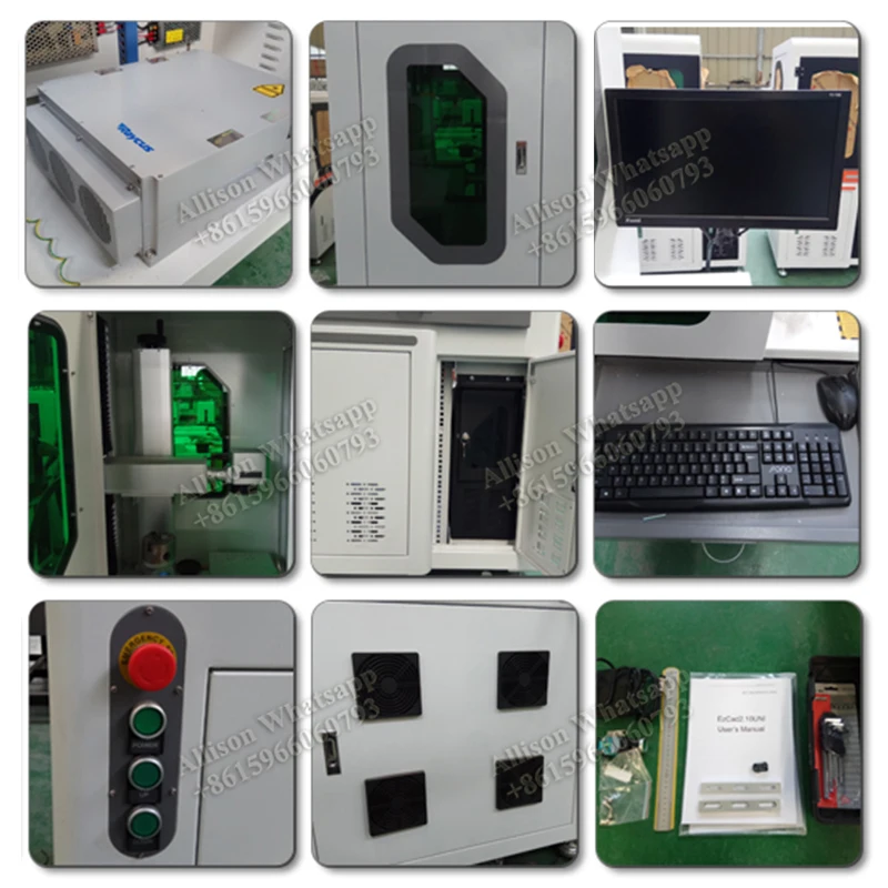 3 года гарантии оптоволоконная лазерная маркировочная машина металлический