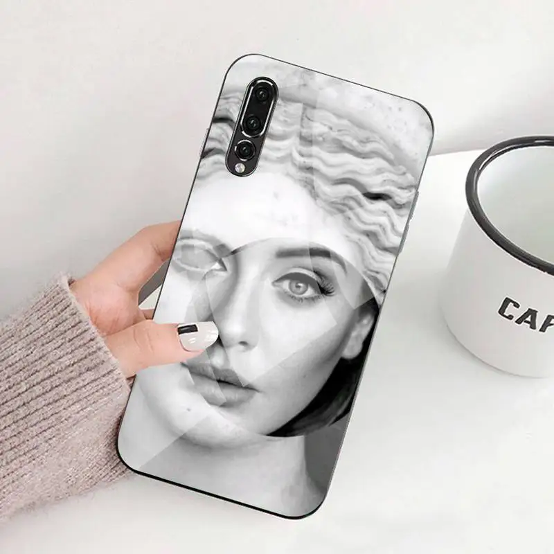 

0 Goddess Adele Phone Case Tempered Glass For Huawei P20 30 40 Pro Mate 20x 30 40 Pro Nova6 7 Honor 9X 10