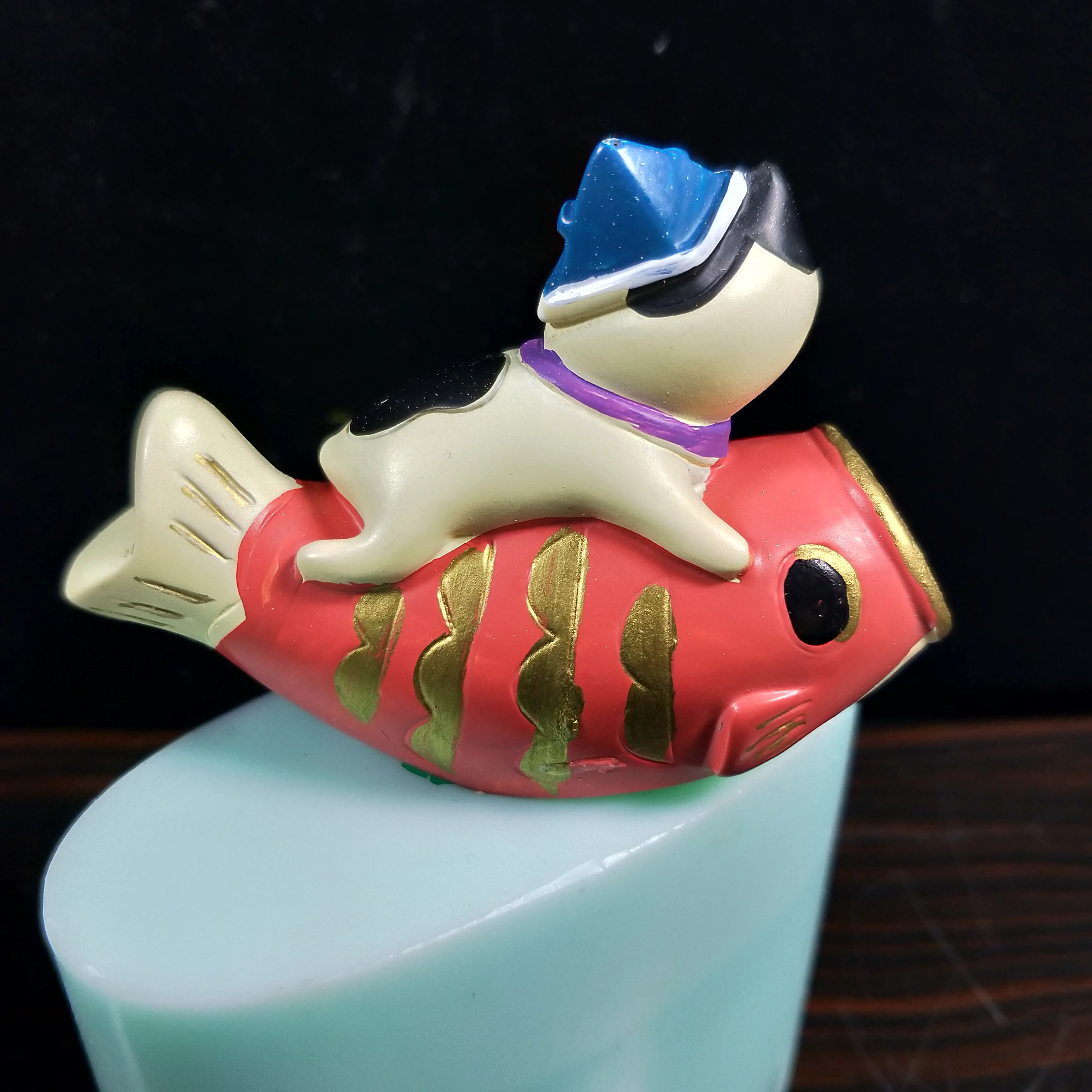 Силиконовые формы для глины Fondant силиконовые кошек езды на рыбе украшения из