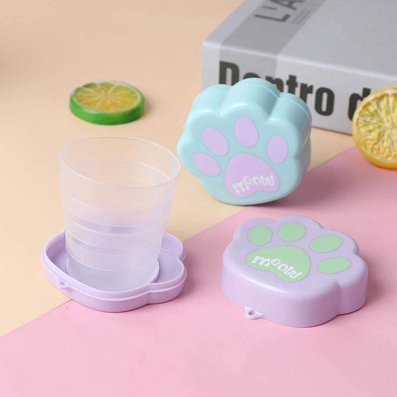 Складная чашка для воды силиконовая креативная с когтями путешествий